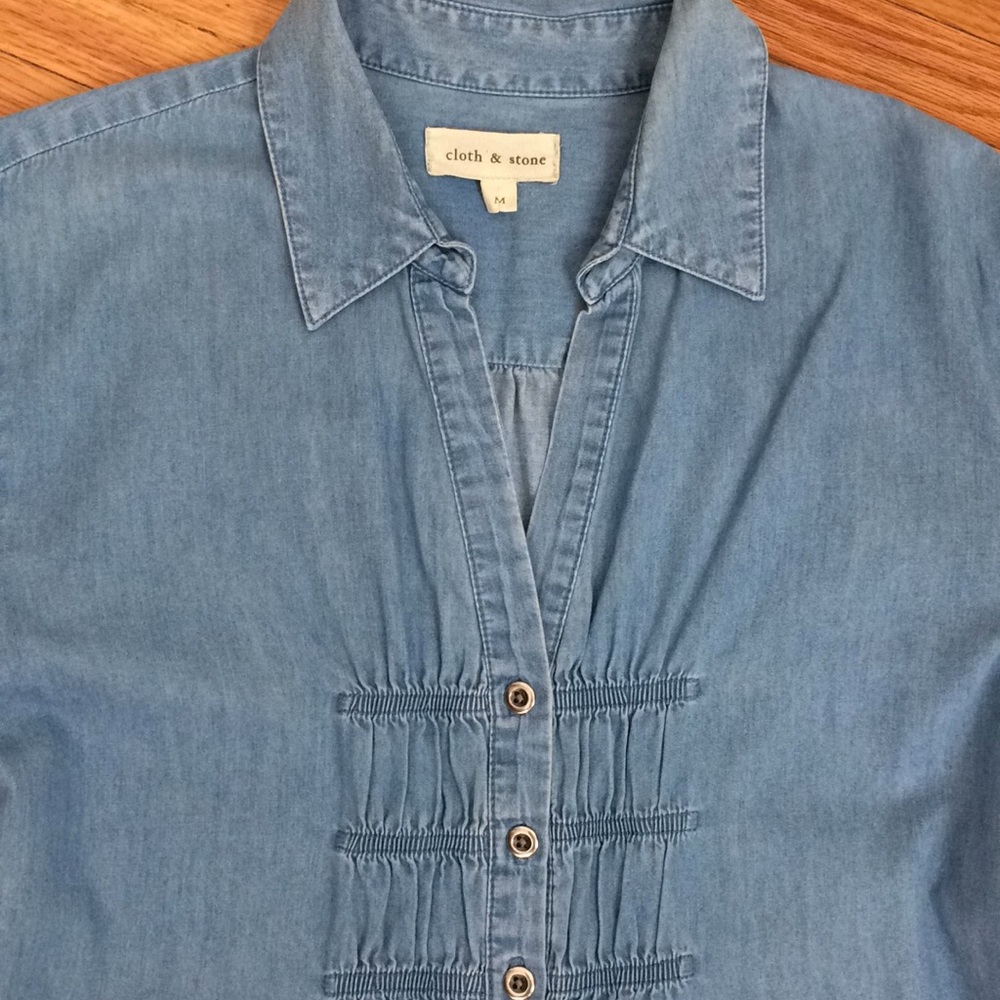 Anthropologie cloth & stone soft chambray tunic - Picture 8 of 8